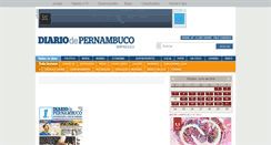 Desktop Screenshot of impresso.diariodepernambuco.com.br