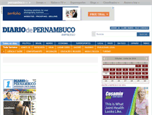 Tablet Screenshot of impresso.diariodepernambuco.com.br